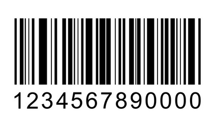 barcode icon bar code for web app ui design vector