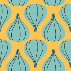 fig summer pattern on yellow background simple vector image