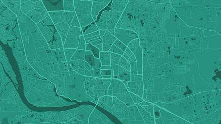 green dhaka city area background map streets vector