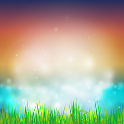 Abstract background with grass design for print vector