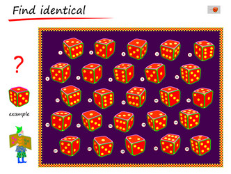 logical puzzle game for children and adults need vector image