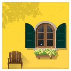 architectural element window background 4 vector image