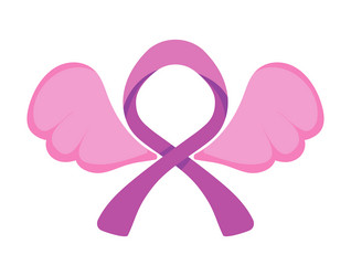 Cancer Ribbon with Wings Vector Images (over 230)