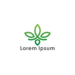 Abstract leaf logo design Royalty Free Vector Image