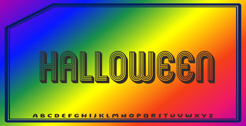 text effects with editable colors and abstract vector image