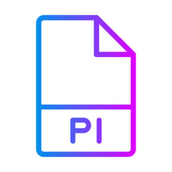 perl document files extension file type gradient vector image