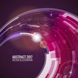 abstraction in the form of a rainbow vector image