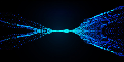 Abstract Particle Flow vector image