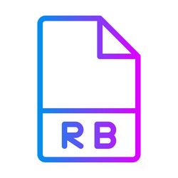 py document file type gradient tech icons vector image