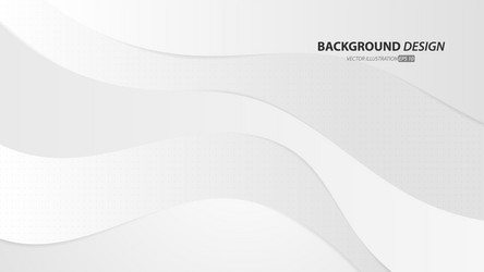 Abstract white and grey gradient color background vector