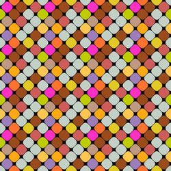 abstract multicolored seamless square pattern vector image