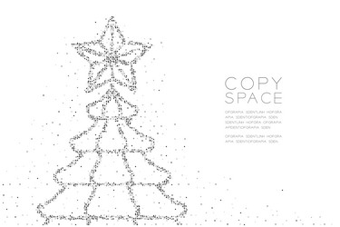 abstract geometric circle dot molecule particle vector image