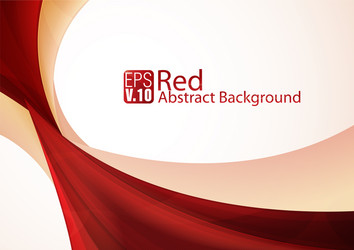 Dynamic Red Abstract Background vector image
