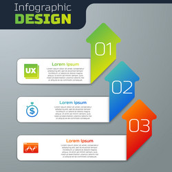 Set ui or ux design time is money and website vector