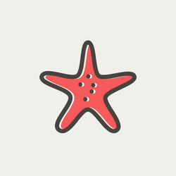 Pink beach starfish Royalty Free Vector Image - VectorStock