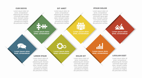 infographic design template with place for your vector image