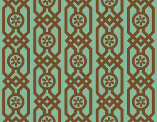 seamless pattern in retro style vector image