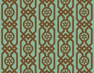 Seamless pattern in retro style vector