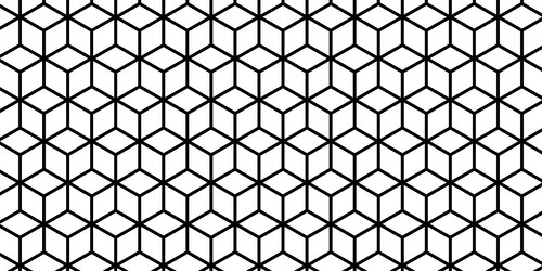 cube shapes pattern repeated squares in 3d vector image