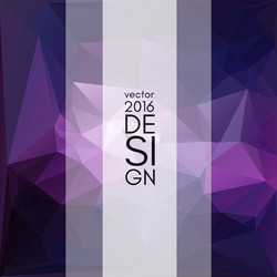 geometric triangular abstract background vector image