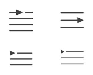 hamburger menu icon buttons for website ui vector image