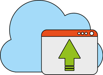 Cloud computing upload vector