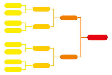 Tournament bracket Royalty Free Vector Image - VectorStock