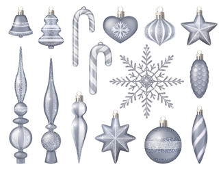 Christmas toys set vector