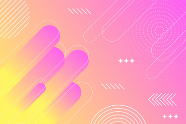 geometric background with gradient color vector image