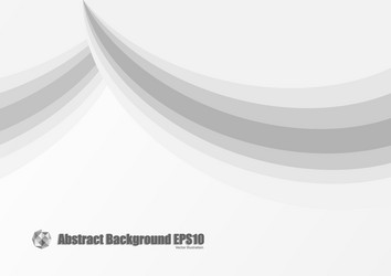 abstract gray curve background vector image