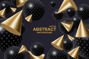 abstract 3d realistic background with dynamic vector image