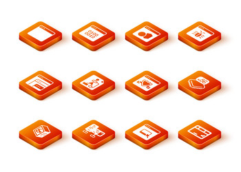 set computer monitor screen software flowchart vector image