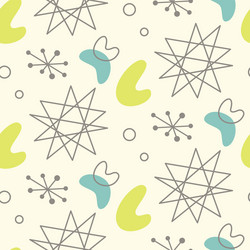 Atomic Retro Pattern vector image
