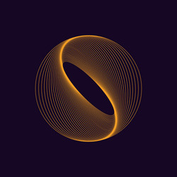 Dynamic Circle Shape - Abstract Motion vector image