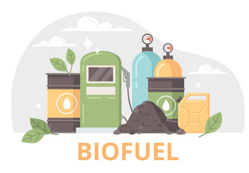 Biofuel ecology alternative Royalty Free Vector Image