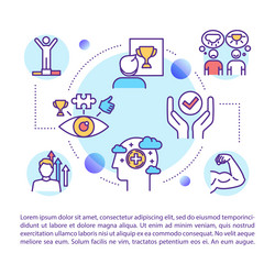 Change mindset or attitude concept Royalty Free Vector Image