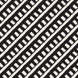 hand drawn seamless repeating pattern with lines vector image