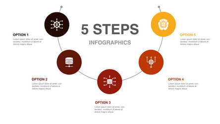 big data database aggregation algorithm vector image