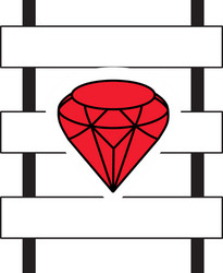 ruby on rails programming framework concept vector image