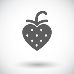 Strawberry icon Royalty Free Vector Image - VectorStock