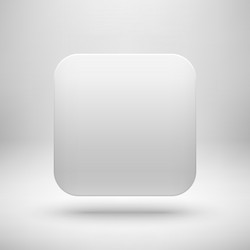 Technology black blank app icon template Vector Image