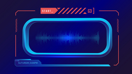 voice recognition technology cyberspace interface vector image