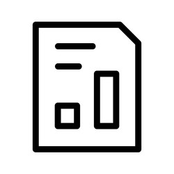 Analytics icon vector