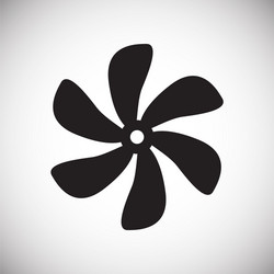 propeller icon on background for graphic and web vector image