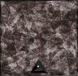 abstract web background triangles vector image