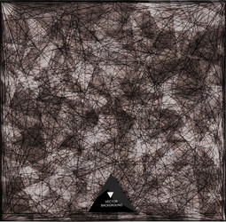 Abstract web background triangles vector