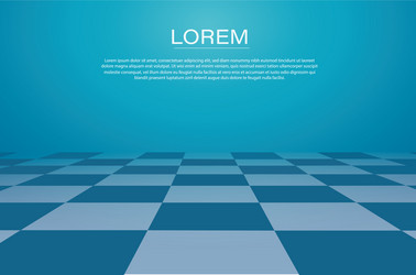 Perspective grid chessboard background vector