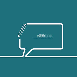 abstract background with speech bubbles vector image