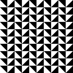 triangle pattern background with white and black vector image