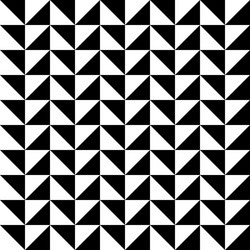 Triangle pattern background with white and black vector